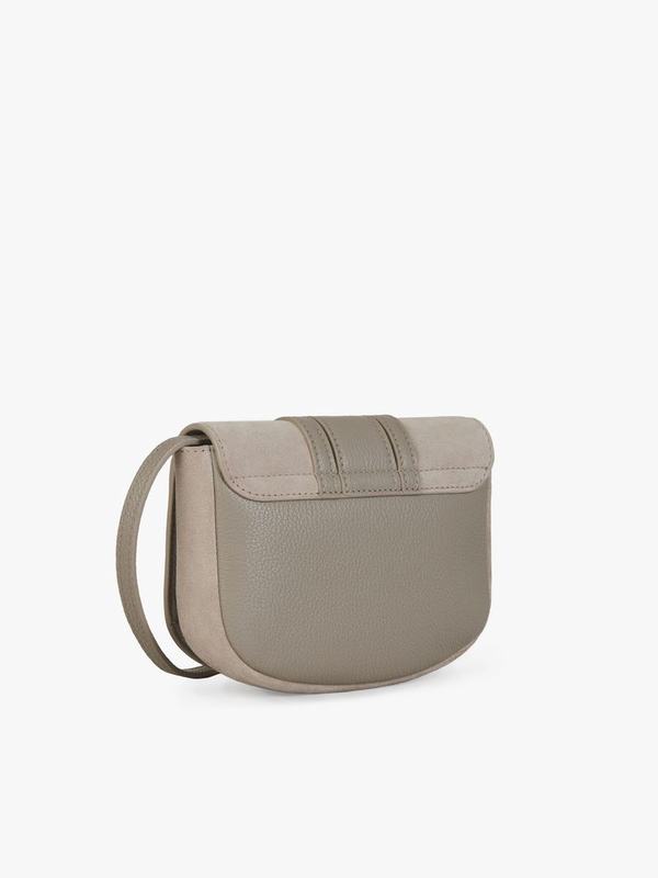 Mini Bolsos Mujer Chloé Hana Gris Suede LJXD94201